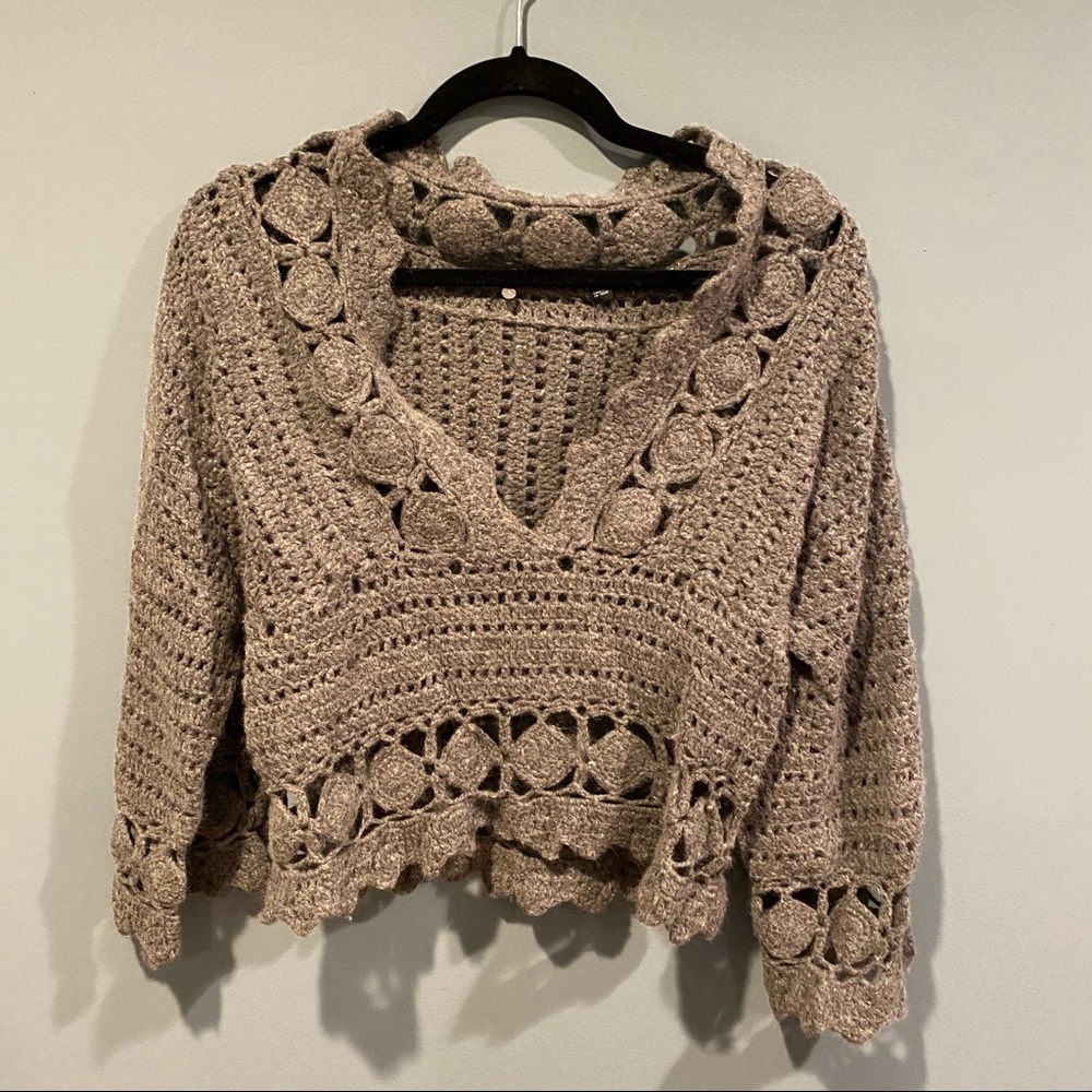 Anthropologie Knitted & Knotted Sweater